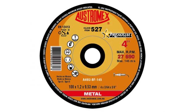 A1DCOESM527 - Disco De Corte Austromex 527 4X3/64X3/8