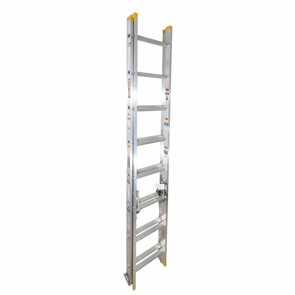 HC100315 - Escalera de extensión tipo III de aluminio con 16 peldaños Surtek EE16 HC100315 - Escalera de extensión tipo III de aluminio con 16 peldaños Surtek EE16