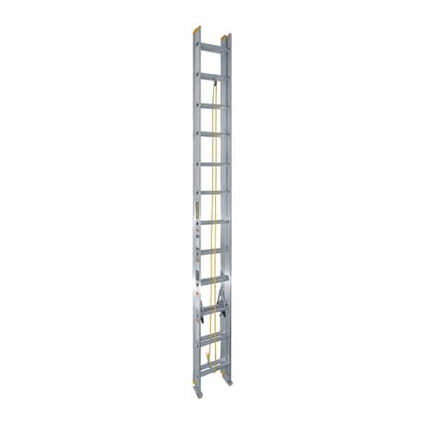 HC100318 - Escalera de extensión tipo III de aluminio con 24 peldaños Surtek EE24