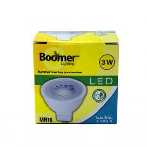 HC106344 - Foco Led 3W Luz Dia 6500K Boomer MR16