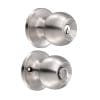 HC110235 - Cerradura De Pomo (Bola) Para Baño, Acero Inoxidable Lock 11PO