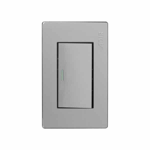 HC111270 - Placa 1 Apagador Sencillo Acero Inoxidable 4670 Mayorca