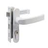 HC117271 - Cerradura Para Puerta De Aluminio, Modelo Euro Doble, Color Blanco 10CL - LOCK