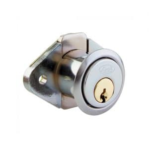 HC119464 - Cerradura Para Mueble Ovalada Cromo Brillante Lock 11CM