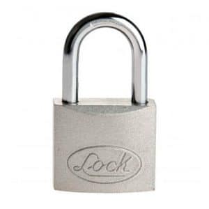 HC57031 - Candado De Acero Estandar Gancho Corto 38MM Lock L22S38ElBB Acabado Laton - LOCK