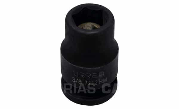 HC50418 - Dado De Impacto Urrea 7212Hm Con Iman Cuadro 3/8 6 Puntas Boca 3/8