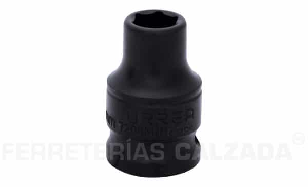 HC50897 - Dado De Impacto Urrea 7208M Cuadro 3/8 6 Puntas Boca 8MM - URREA