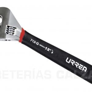 HC51383 - Llave Ajustable Urrea 708G De 8 Rubber Grip - URREA