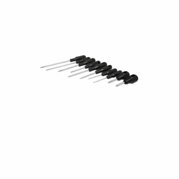 HC54452 - Juego De 10 Destornilladores Negros Combinado Foy A02