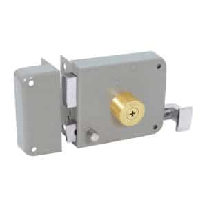 HC58921 - Cerradura De Sobreponer Funcion Derecha Con Llave Tetra En Caja Lock L7720DGS - LOCK