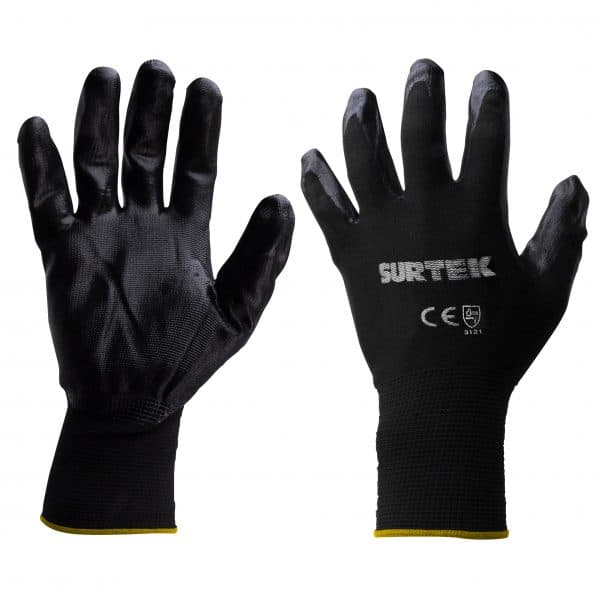 HC67431 - Guantes De Nylon Con Recubrimiento Nitrilo Grandes Surtek 137405 - SURTEK