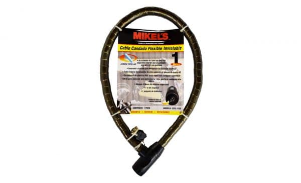 HC80811 - Cable Candado Flexible Con Llave De Seguridad Mikels CCfi-1150 - MIKELS