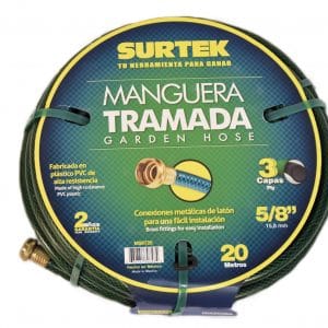 HC84403 - Manguera Tramada Surtek M58T20 20M 5/8 Conector Metalico