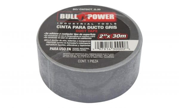 HC91236 - Cinta Para Ducto De 50MM X 30Mt Bull Power Bc/Cntduc_G.30