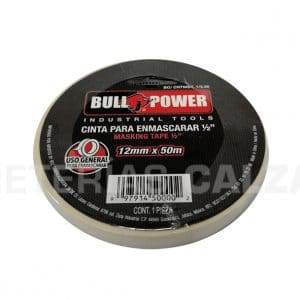 HC91238 - Cinta Masking Tape Bull Power 1/2 X 50MTS - BULL POWER