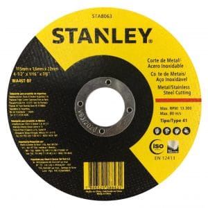 HC92152 - Disco Abrasivo De 4-1/2 X 1.6MM X 7/8 Stanley Sta8063