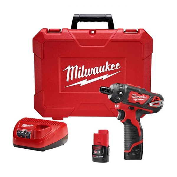 MIL2406-22 - Destornillador 1/4 M12 2 Baterias Milwaukee 2406-22