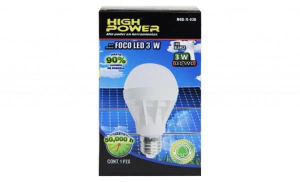 HC91951 - Foco Led 3W Luz Blanca High Power FL-03B