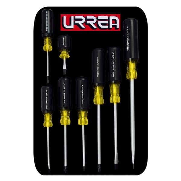 C2004326 - Juego De Desarmadores Urrea 9400D Cushion Grip 8Pzs - URREA