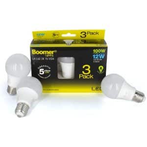 HC119807 - Foco Led12W Boomer Luz Dia A196500K 3 Pack