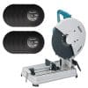 HC155082 - Cortadora de Metales 14 Makita 2414NB +10 Discos Corte de Metal Gratis E-10827