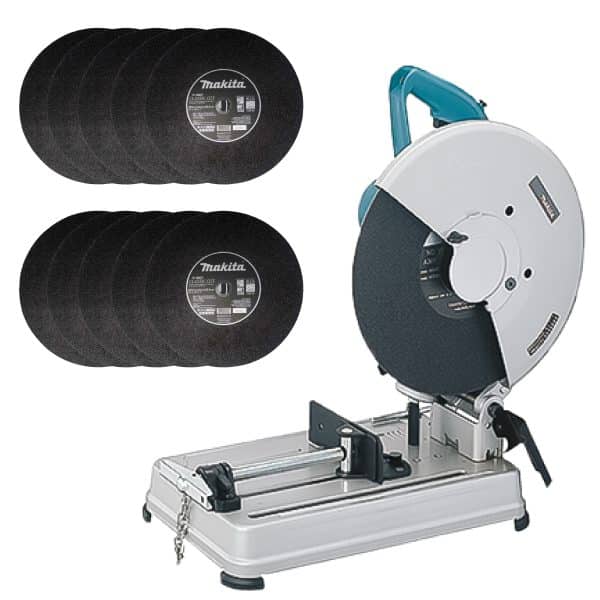 HC155082 - Cortadora de Metales 14 Makita 2414NB +10 Discos Corte de Metal Gratis E-10827