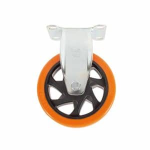 HC119315 - Rodaja De Pvc Naranja Fija Con Placa 5 ZF5236