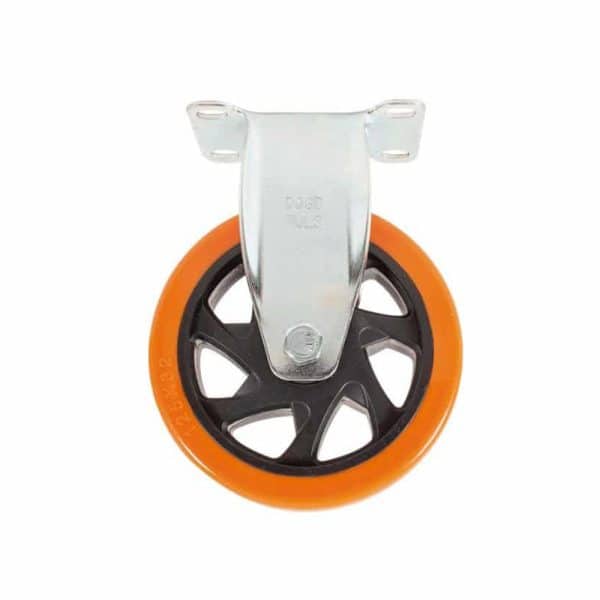 HC119316 - Rodaja Pvc Naranja Giratoria Con Placa 5 ZF5237