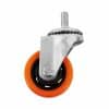 HC119318 - Rodaja De Pvc Naranja Giratoria 3 Con Espiga Roscada De 1/2 ZF5193