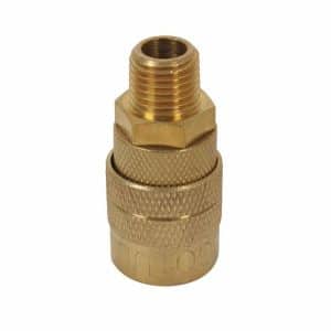 HC67682 - Conexion Rapida Tipo Macho Color Laton Medida 1/4 NPT NF1011