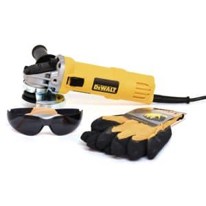 DEWDWE4020SI-B3 - Miniesmeriladora 4-1/2 + Equipo De Seguridad Dewalt DWE4020SI-B3