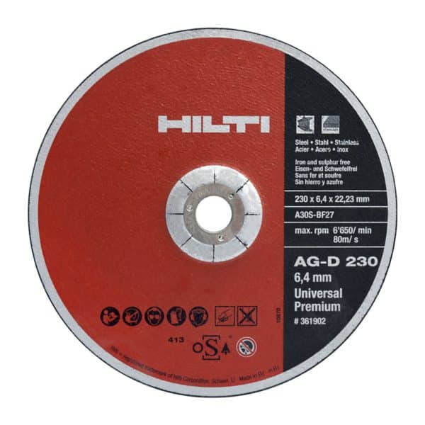 HC62187 - Disco De Desbaste Hilti Ag-D 230 361902 De 9
