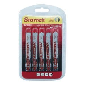 HC68340 - Seguetas Para Caladora 2X5/16X.040 5 Pzs Starrett BU230X