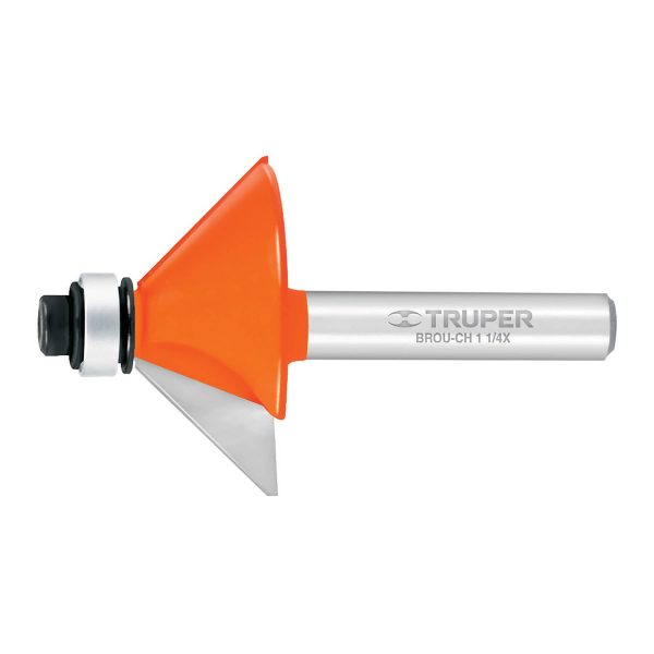 HC42972 - Broca Para Router Chaflán 1-1/4' Con Balero Truper 11468