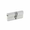 HC59336 - Cilindro Europeo 70mm Llave De Puntos Níquel Satinado Lock LC70QNS