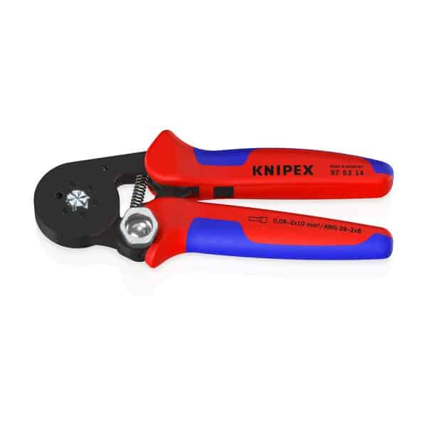 HC100413 - Alicate Autoajustable Para Crimpar Punteras Huecas KNIPEX 97 53 14 Sb - 4003773048497