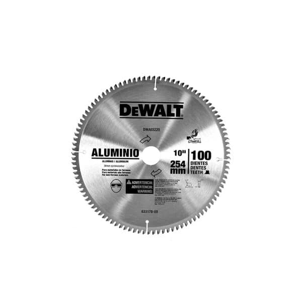 HC137626 - Disco Sierra De Aluminio 10 Dewalt DWA03220