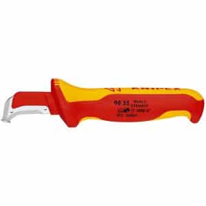 HC91664 - Navaja Pelacable Aislada Con Guia 1000V Knipex 9855 - KNIPEX