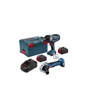 HC168379 - Combo Esmeriladora GWS180 + Llave Impacto GDS 1000 + 2 Baterias + Cargador 0615A002D8 Bosch