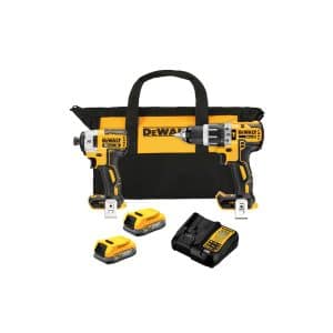 HC154181 - Combo Rotomartillo + Llave Impacto + 2 Baterias + Cargador + Bolsa Dewalt DCK287E2-B3