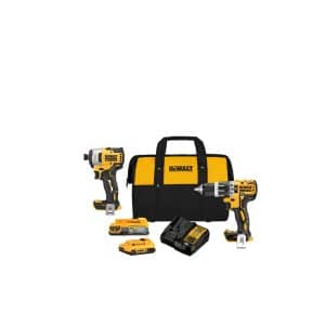 HC165103 - Combo Rotomartillo DCD709 + Atornillador DCF809 + 2 Baterias + Cargador DCK279D1E1-B3 Dewalt